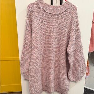 Free People Soft Pink Sweater